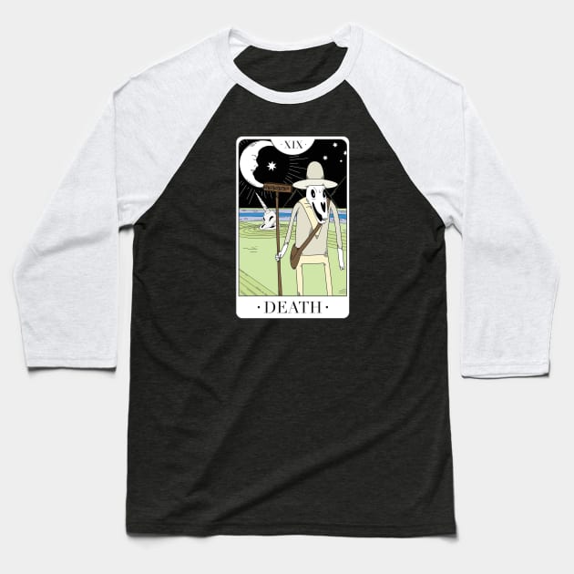 Death - adventure time tarot card Baseball T-Shirt by kvothewordslinger